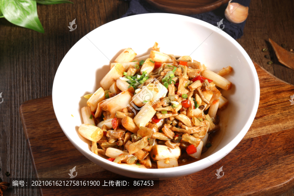 卜豆角炒藕尖
