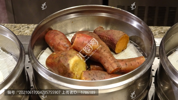 蒸紅薯