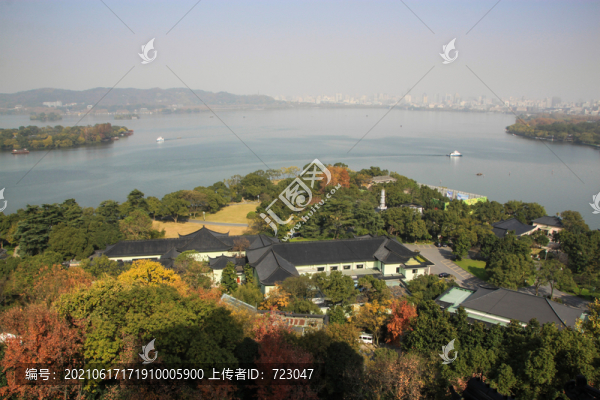 俯瞰西湖
