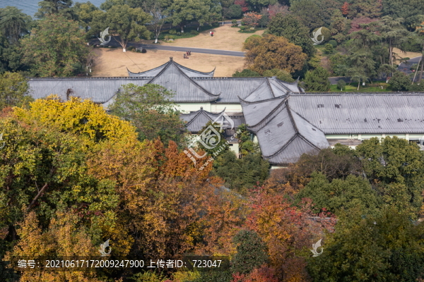 俯瞰西湖