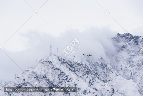 中國西藏雪山風光
