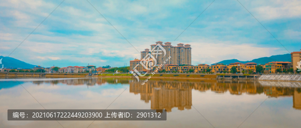 都市風(fēng)光倒影