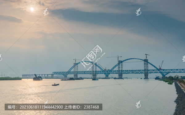 南沙港鐵路洪奇瀝特大橋