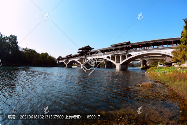 桂林靈川甘棠江風(fēng)雨橋