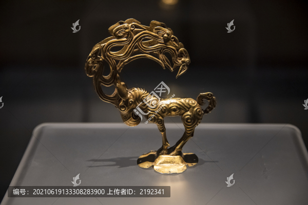 陜西歷史博物館戰(zhàn)國(guó)至西漢金怪獸