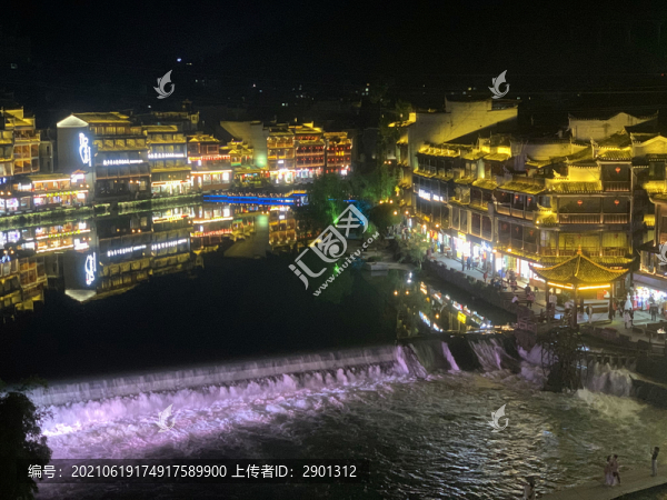 都市風光夜景