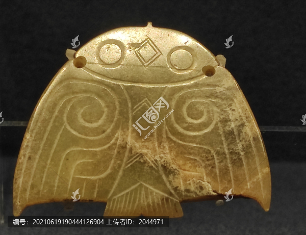 商代古玉鳥