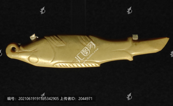上海博物館收藏古玉魚