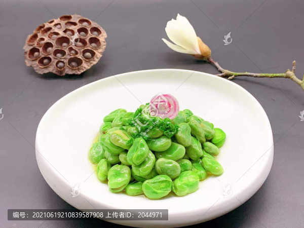 蔥油蠶豆