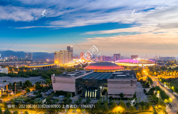 義烏城市夜景