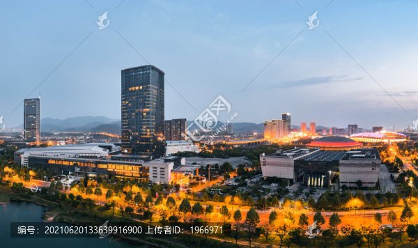 義烏城市夜景