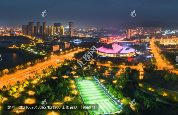 義烏城市夜景