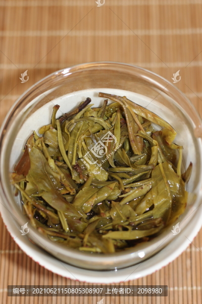 普洱生茶茶底