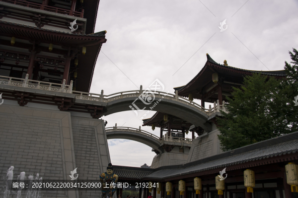 陜西西安大唐芙蓉園仿唐建筑