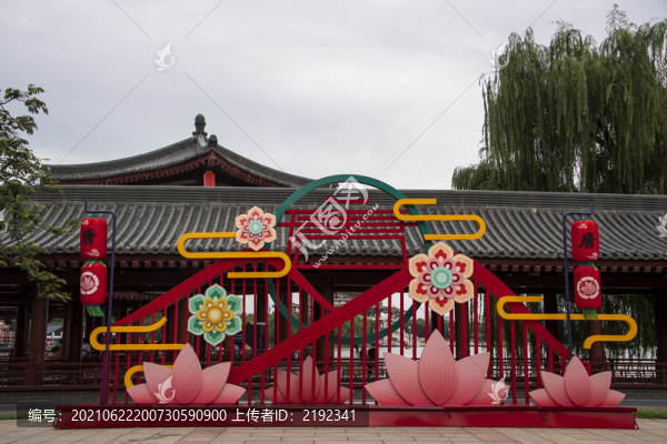 陜西西安大唐芙蓉園仿唐建筑