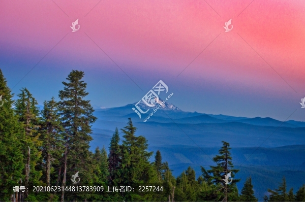 夕陽晚霞與日出朝霞