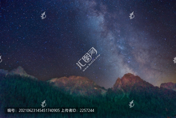 夜空與星空