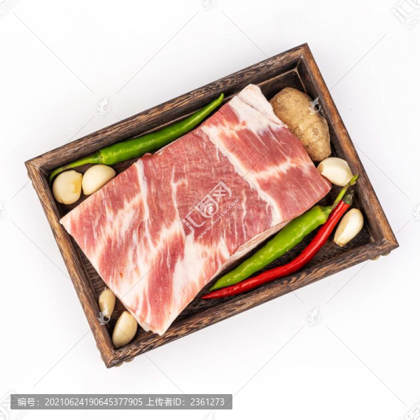 擺盤五花肉