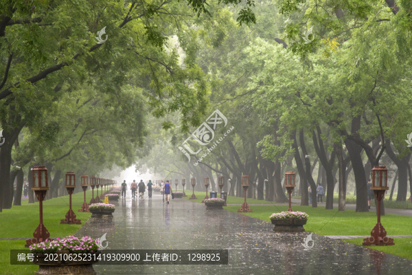 北京天壇公園道路景觀