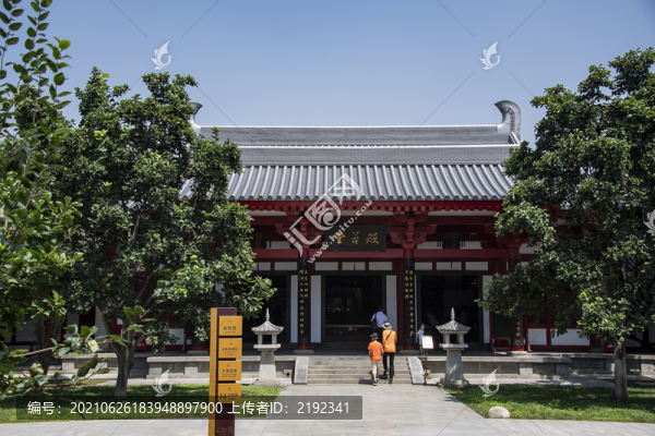中國陜西西安大慈恩寺傳統(tǒng)建筑