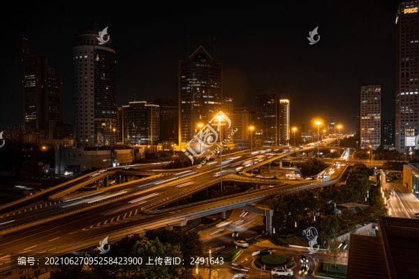 國(guó)貿(mào)橋夜景