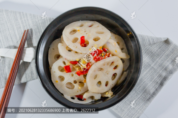 清炒藕片