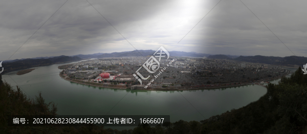 閬中全景圖