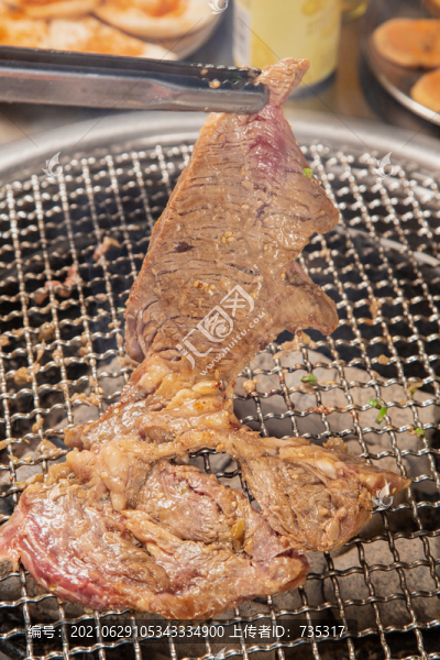 烤牛排肉