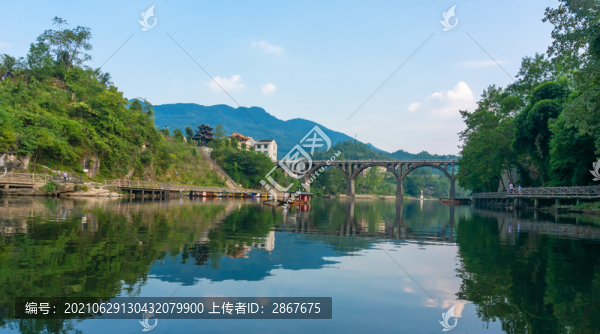 湖南湘西酉水景區(qū)酉水畫廊之二