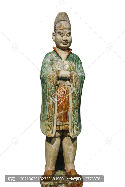 唐三彩人物