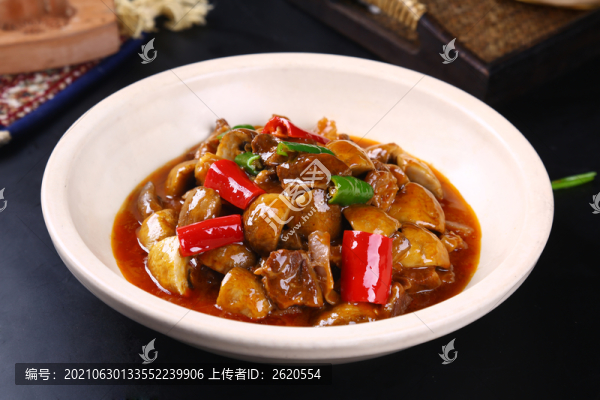 口蘑燒牛肉