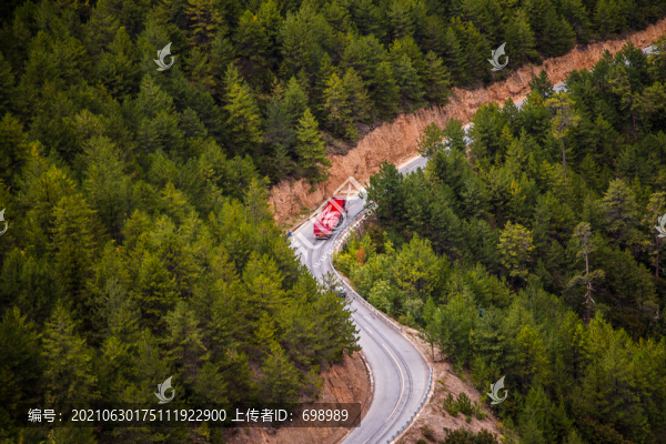 川藏線公路風景