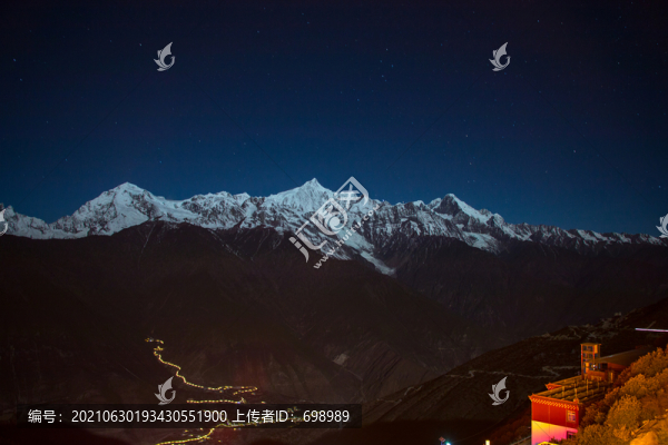德欽飛來寺梅里雪山