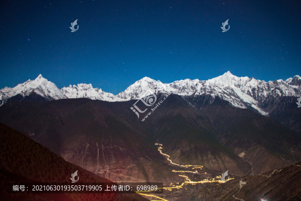 德欽飛來寺梅里雪山