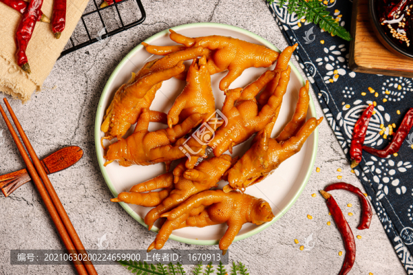 鹵雞爪