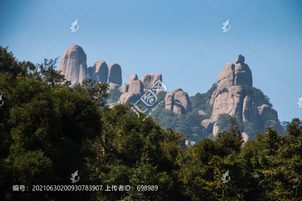 寧德太姥山奇特石頭風(fēng)景