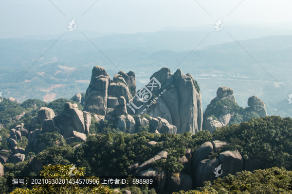 寧德太姥山奇特石頭風景
