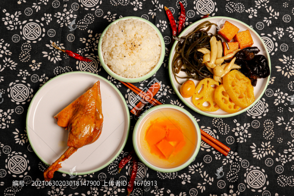 鹵鴨腿套餐