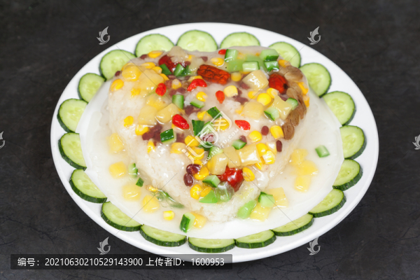 愛心八寶飯