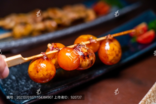 串燒雞子