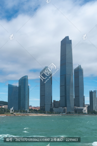 青島城市建筑與海景風光