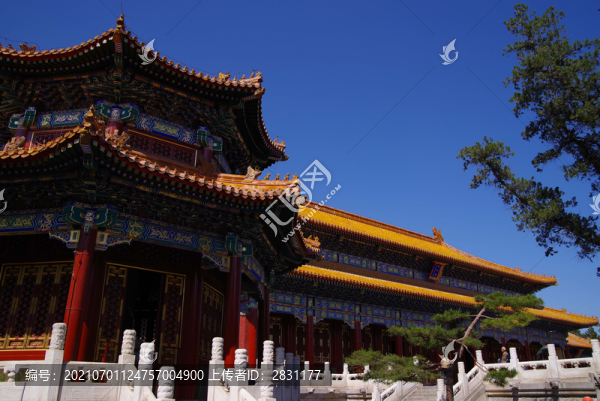北京景山公園壽皇殿建筑群
