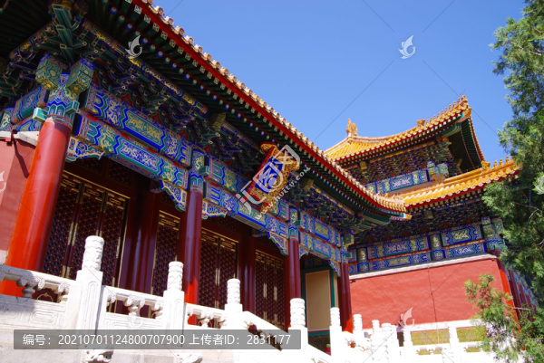 北京景山公園壽皇殿建筑群