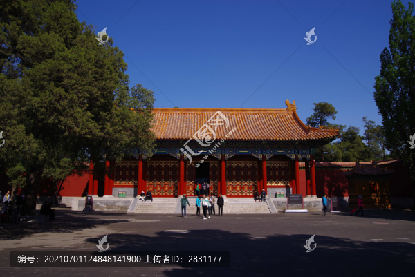 北京景山公園壽皇殿建筑群