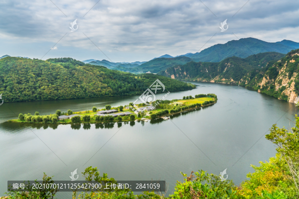 俯瞰湖心島
