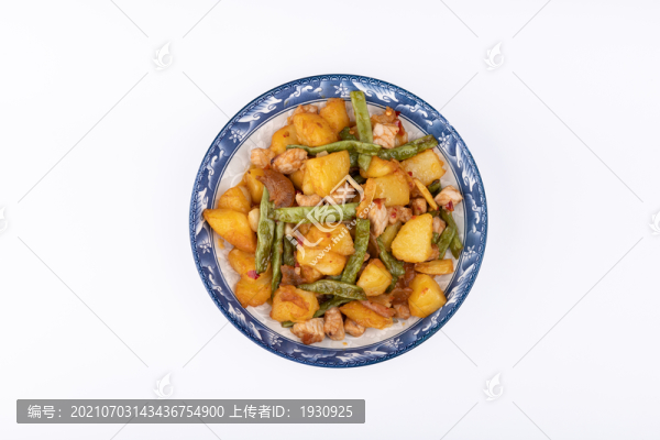 四季豆土豆燒肉