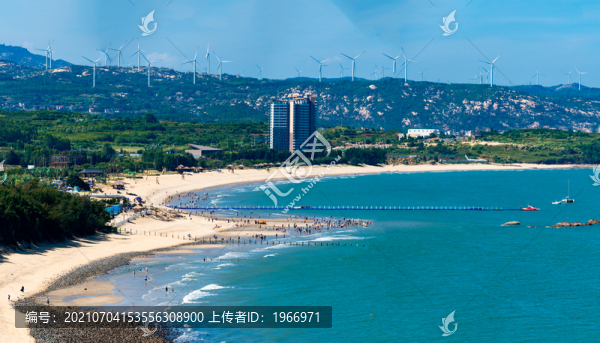 福建漳州白塘灣航拍風(fēng)光