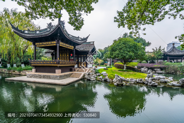 寧波江南園林中式建筑