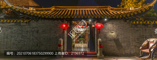 寬幅揚(yáng)州富臨壺園夜景
