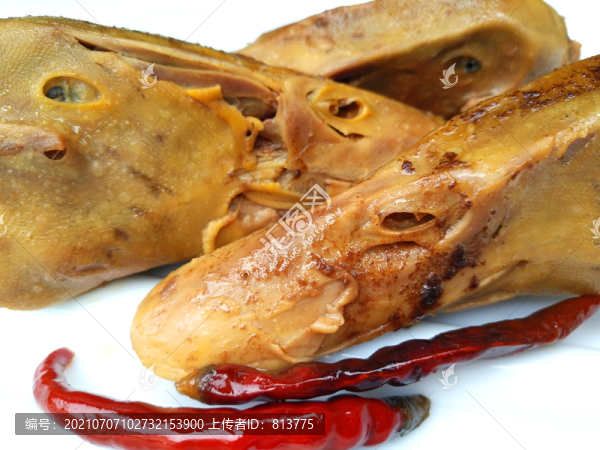 美食辣鴨頭食材